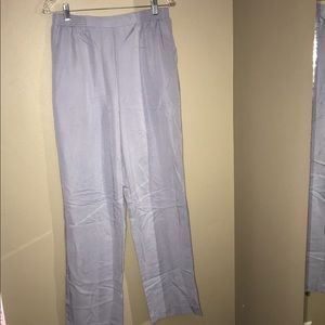 Purple stretch pants